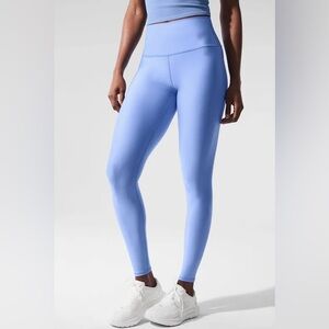 Alo Yoga Crystal Clear Blue 7/8 High Waist Airlift Leggings NWT